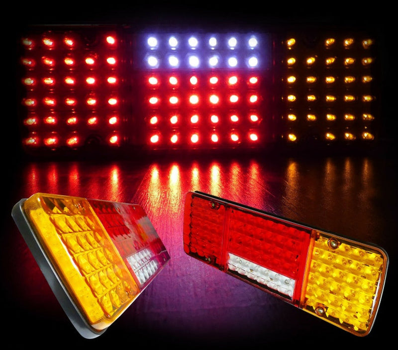 LED стопове мигач задна светлина 12V за камион бус ТИР ремарке - Avtozona
