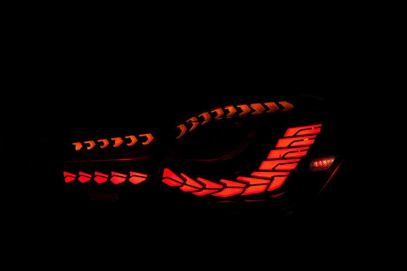 LED Стопове за BMW 3 Series F30 2013-2018 RED E-MARK - Avtozona