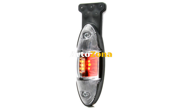 LED Светодиоден Висящ Страничен Габарит Ляв Оранжев Бял Червен цвят Е-Mark 12V-24V - Avtozona