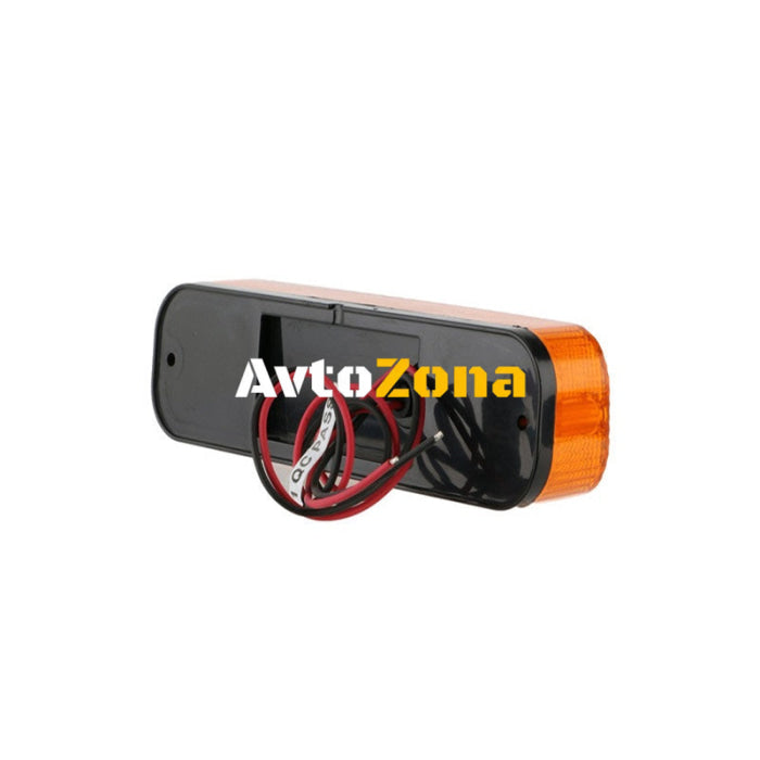 ЛЕД Жълт Габарит LED Сигнална Лампа 9W 720lm Трактор Комбайн Багер - Avtozona