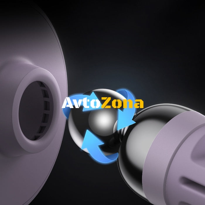 Магнитна стойка за телефон за автомобил Baseus C01 Лилав - Avtozona