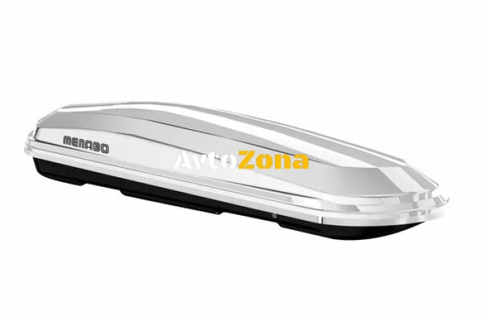 Автобокс Menabo Diamond 209x79x36cm с едностранно отваряне с ключ 500 литра - бял - Avtozona
