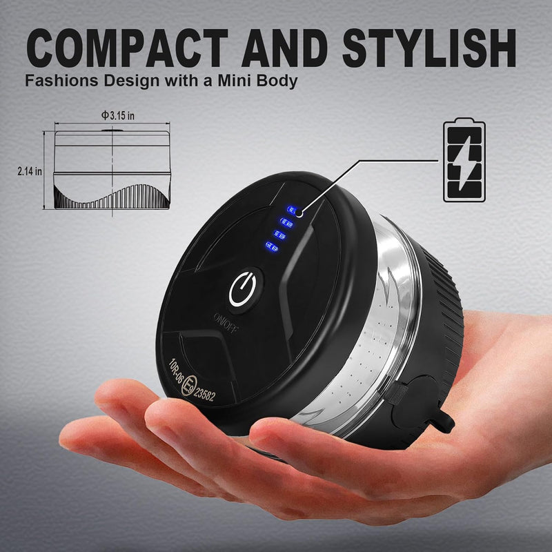 Мини Wireless Безжична LED Лед Аварийна Сигнална Лампа Блиц тип Буркан