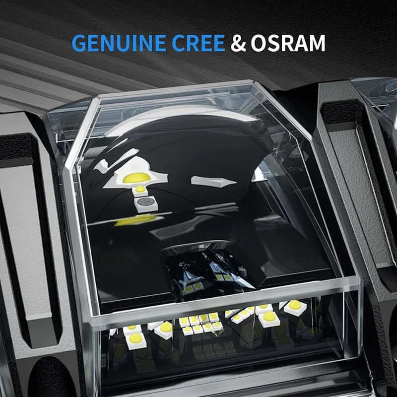 Многорежимен лед бар - 76см - Avtozona