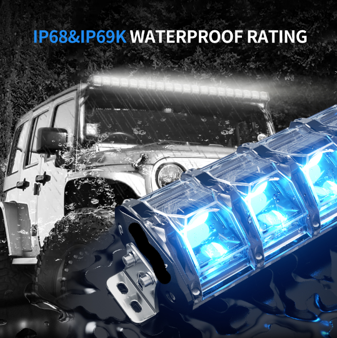 Многорежимен лед бар - 76см - Avtozona