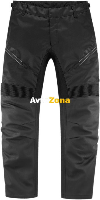 Мото панталон ICON CONTRA2 LEATHER - BLACK - Avtozona