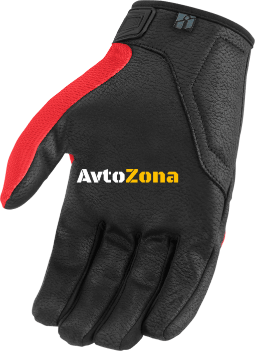 Мото ръкавици ICON HOOLIGAN CE - RED - Avtozona
