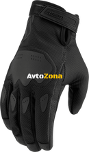 Мото ръкавици ICON HOOLIGAN CE - BLACK - Avtozona