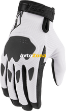 Мото ръкавици ICON HOOLIGAN CE - WHITE - Avtozona