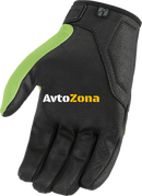 Мото ръкавици ICON HOOLIGAN CE - GREEN - Avtozona