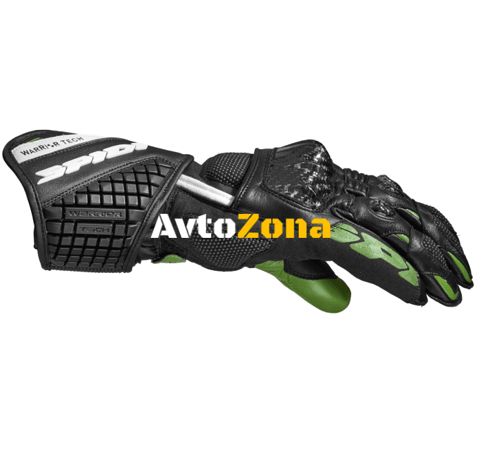 Мото ръкавици SPIDI CARBO 5 BLACK/KAWA GREEN - Avtozona