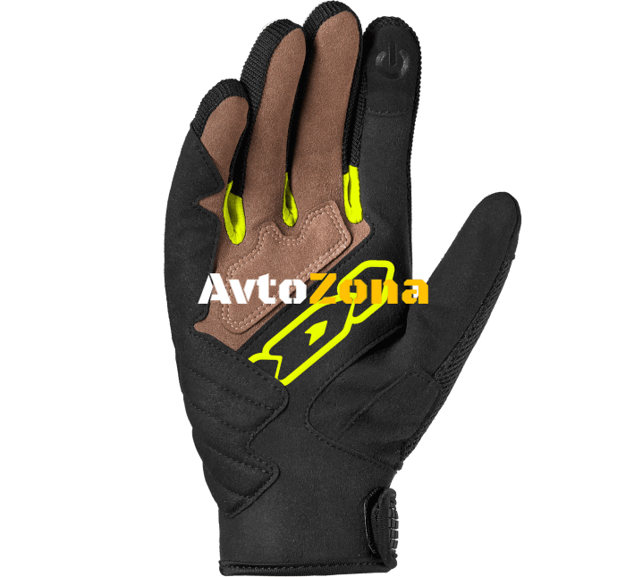 Мото ръкавици SPIDI G-WARRIOR BLACK/FLUO YELLOW - Avtozona