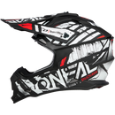 Мотокрос каска O’NEAL 2SERIES GLITCH V.23 BLACK/WHITE - Avtozona
