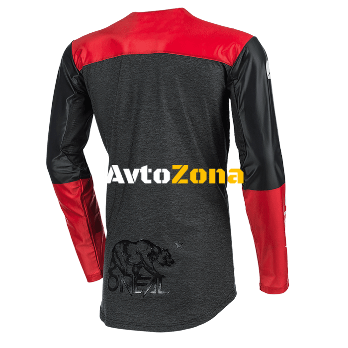 Мотокрос блуза O’NEAL MAYHEM HEXX BLACK/RED 2021 - Avtozona