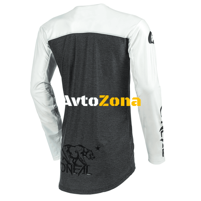 Мотокрос блуза O’NEAL MAYHEM HEXX BLACK/WHITE 2021 - Avtozona