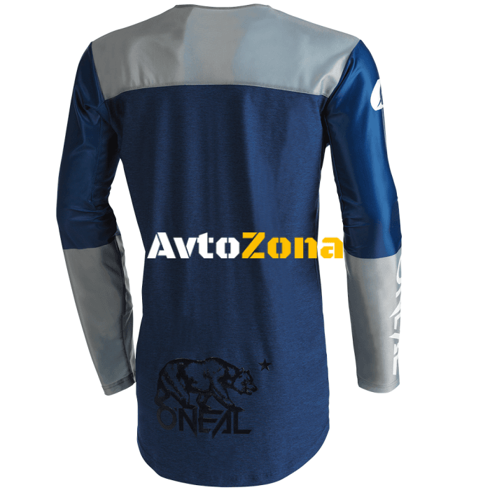 Мотокрос блуза O’NEAL MAYHEM HEXX V.22 BLUE/GRAY - Avtozona