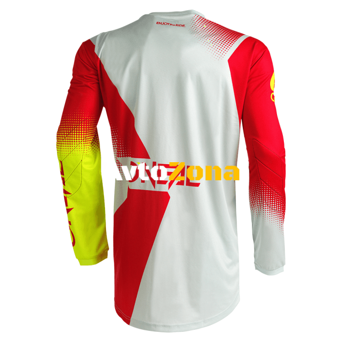 Мотокрос джърси O’NEAL RACEWEAR V.22 RED/GRAY/NEON YELLOW - Avtozona