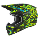 Мотокрос каска 3SERIES ASSAULT BLACK/NEON YELLOW V.24 - Avtozona