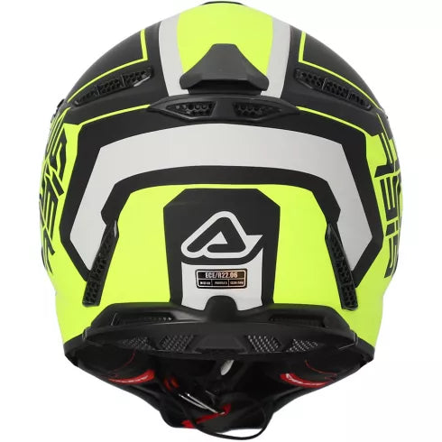 Мотокрос каска ACERBIS PROFILE 5 BLACK/FLUO YELLOW - Avtozona