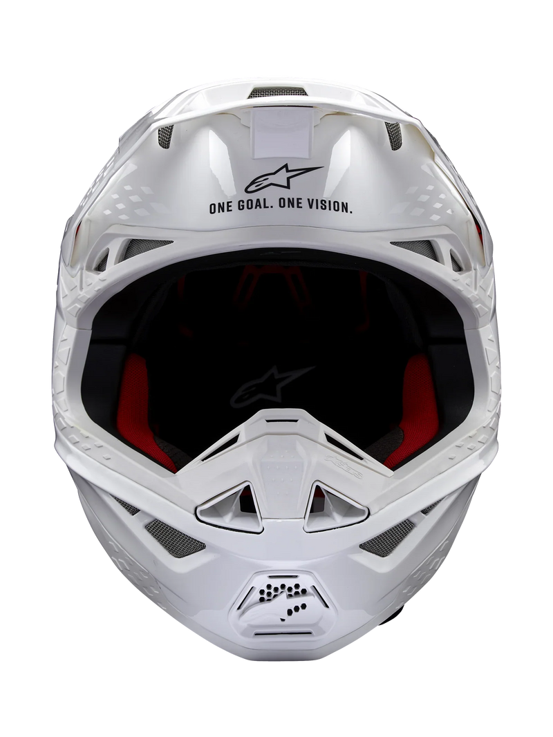 Мотокрос каска ALPINESTARS SM10 SOLID WHITE - Avtozona