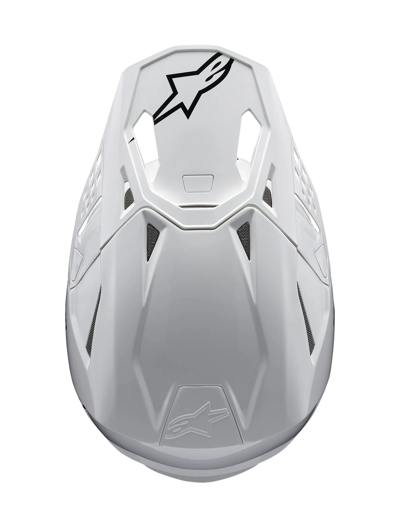 Мотокрос каска ALPINESTARS SM10 SOLID WHITE - Avtozona