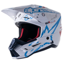 МОТОКРОС КАСКА ALPINESTARS SM5 ACT WT/BL - Avtozona