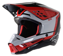 МОТОКРОС КАСКА ALPINESTARS SM5 BEAM BLACK/GRAY/RED - Avtozona