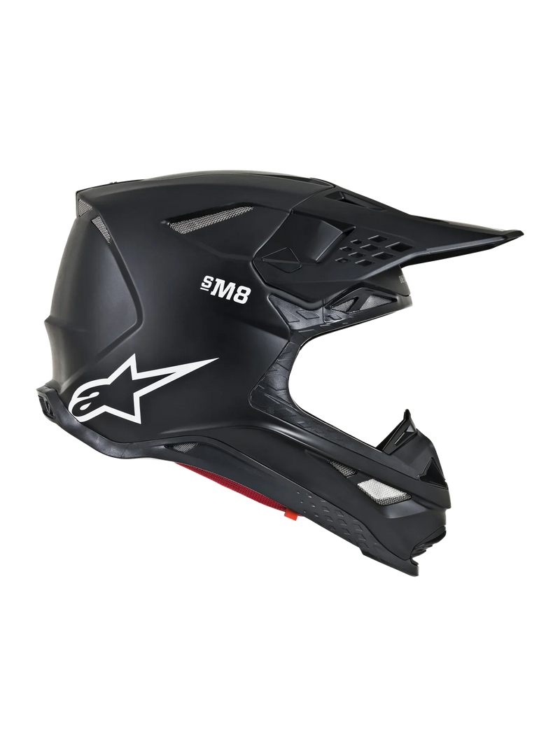 Мотокрос каска ALPINESTARS SM8 BLACK - Avtozona