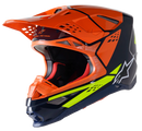 МОТОКРОС КАСКА ALPINESTARS SM8 FACTORY BL/OR/YL - Avtozona