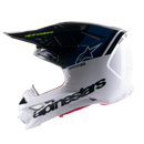 Мотокрос каска ALPINESTARS SM8 RADIUM 2 BLACK/BLUE/WHITE - Avtozona