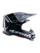 Мотокрос каска ALPINESTARS SM8 RADIUM 2 BLACK/WHITE - Avtozona