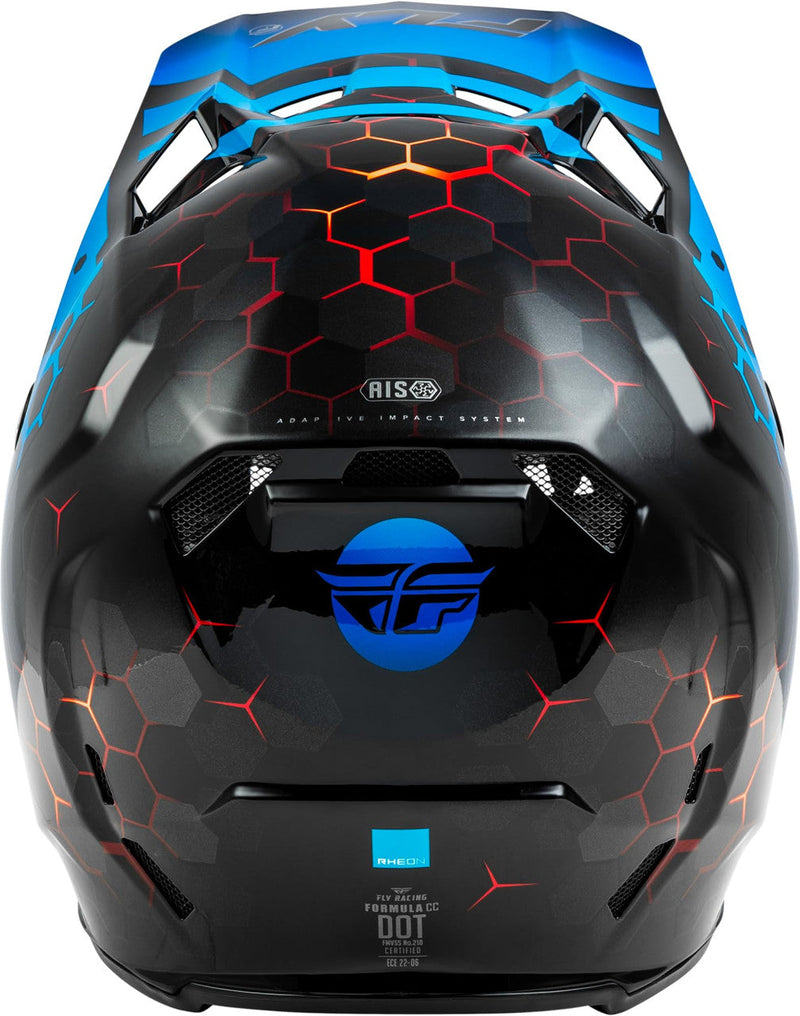 Мотокрос каска FLY RACING Formula CC Tektonic - Black/Blue/Red - Avtozona