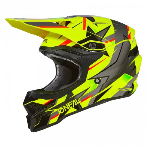 Мотокрос каска O’NEAL 3SERIES RIDE V.23 NEON YELLOW/BLACK - Avtozona