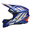 Мотокрос каска O’NEAL 3SERIES VERTICAL V.23 BLUE/WHITE - Avtozona