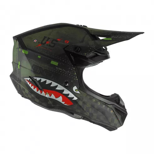 Мотокрос каска O’NEAL 5SERIES WARHAWK BLACK/GREEN - Avtozona