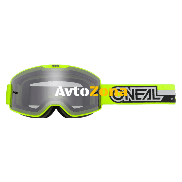 Мотокрос очила B-20 PROXY NEON YELLOW/BLACK - GRAY - Avtozona