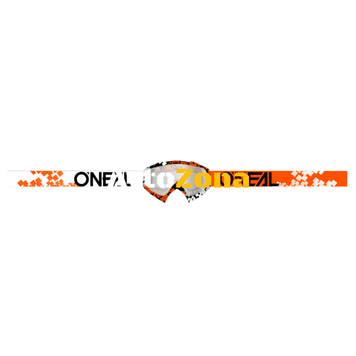 Мотокрос очила O’NEAL B-10 PIXEL ORANGE/WHITE/CLEAR - Avtozona