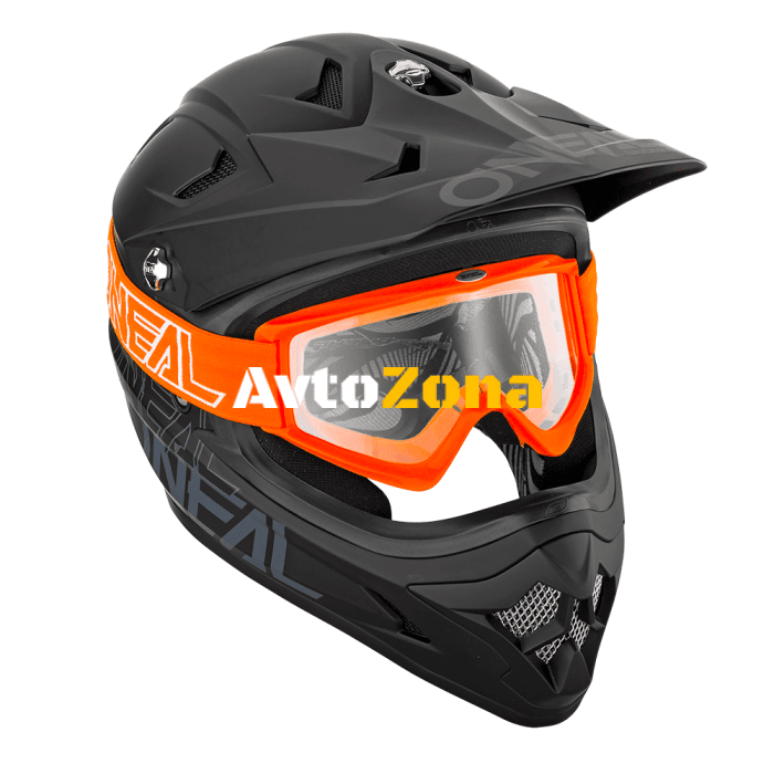 Мотокрос очила O’NEAL B-ZERO SOLID ORANGE CLEAR - Avtozona