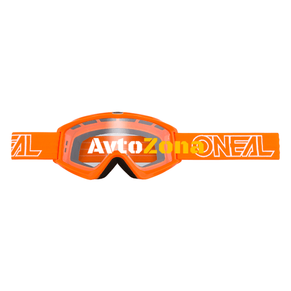 Мотокрос очила O’NEAL B-ZERO SOLID ORANGE CLEAR - Avtozona