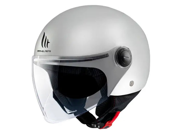 КАСКА ЗА СКУТЕР MT STREET S SOLID A0 WHITE - Avtozona