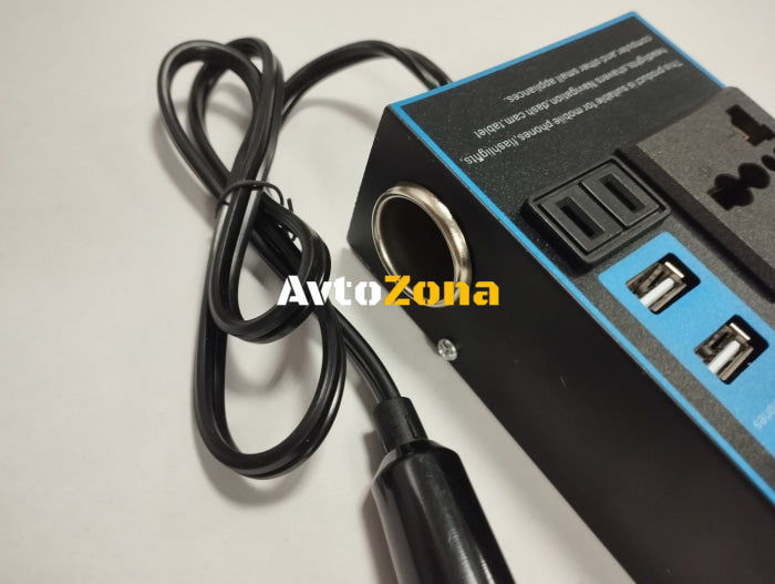 Мултифункционален Инвертор преобразувател на напрежение от 12V на 220V - 1600W - Avtozona