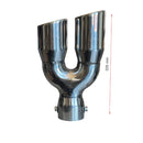 Двоен накрайник за ауспух - 225 мм