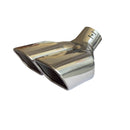 Двоен накрайник за ауспух с правоъгълна форма