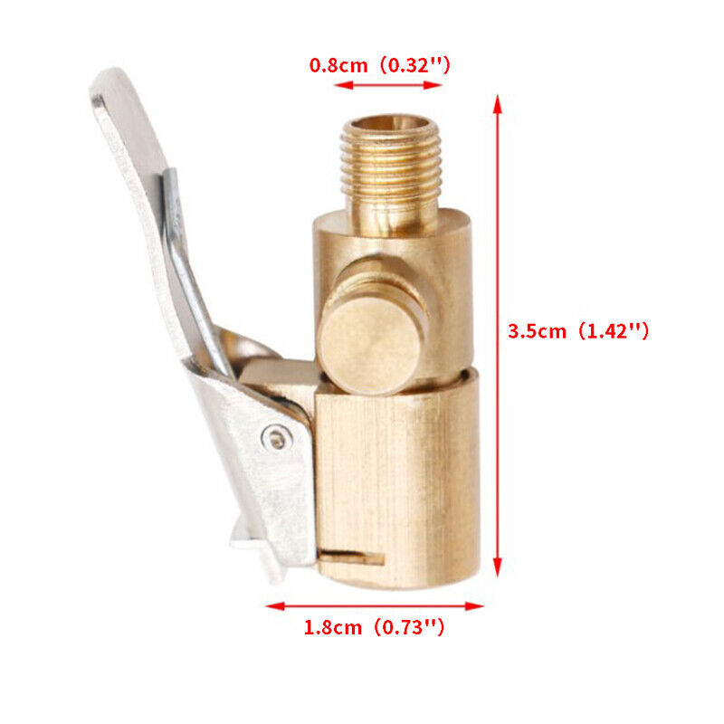 Накрайник за помпане на гуми с лесно отключване и заключване към вентила подходящ за маркуч с диаметър 8мм - Avtozona