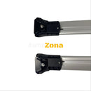 НАПРЕЧНИ ГРЕДИ ЗА БАГАЖНИК - ЗА ВГРАДЕНИ ПОКРИВНИ РЕЛСИ БЕЗ И С ОТВОР С ВЪТРЕШЕНО ЗАХВАЩАНЕ - 100-106CM - Avtozona