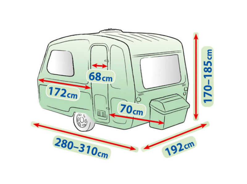 Покривало Kegel Perfect размер N126 Caravan, синьо за каравана