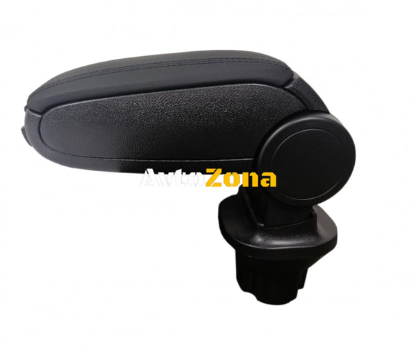 Подлакътник за Mini Cooper R55/R56/R57 2006–2015 – Черна кожа - Avtozona