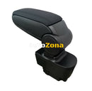 Нов Подлакътник Барче за автомобил за Opel Опел Corsa Корса D Д 2006 - 2014 с черно луксозно кожено покритие еко кожа - Avtozona