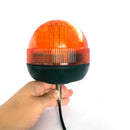LED ЛЕД Аварийна Сигнална Лампа Маяк Буркан Оранжева Жълта 12V - 24V за трактори комбайни репатраци снегорини аварийни автомобили и др.