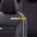 Тапицерия Премиум - Черно/бял кант - Avtozona